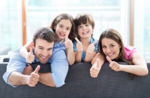 Family Loves To Save Money On Heating