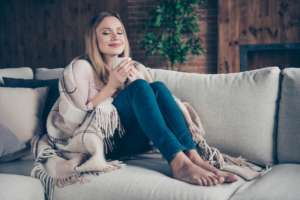 Enjoying Warmth From Heat Pump